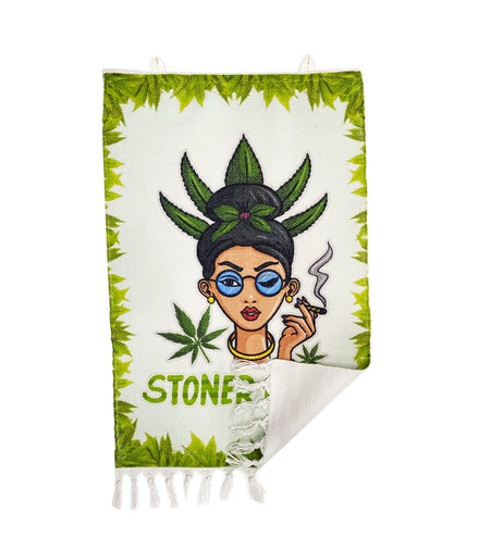 Stoner Mom Design Handloom Printed Wall Hanging Size 3ft x 2ft