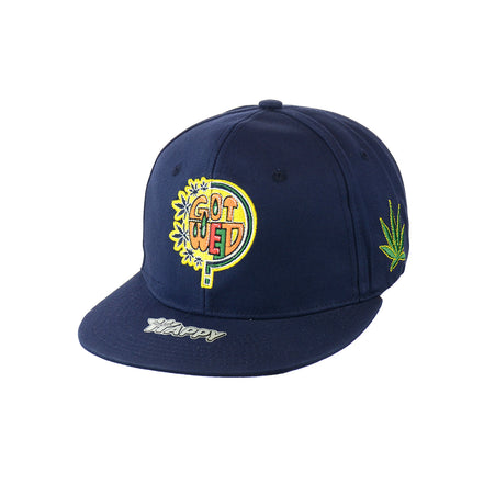 Got Weed? Hat Embroidered Snapback - 100% Cotton