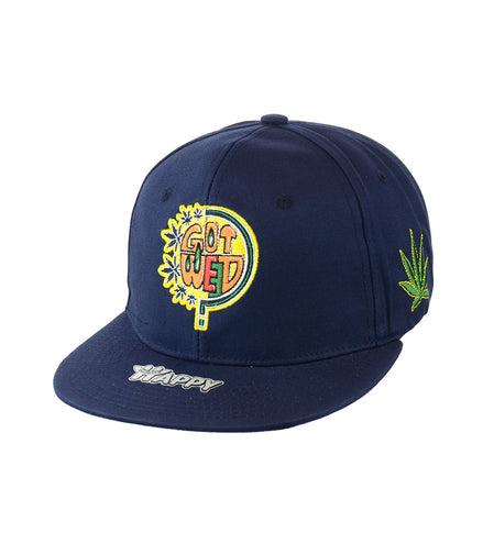 Got Weed? Hat Embroidered Snapback - 100% Cotton