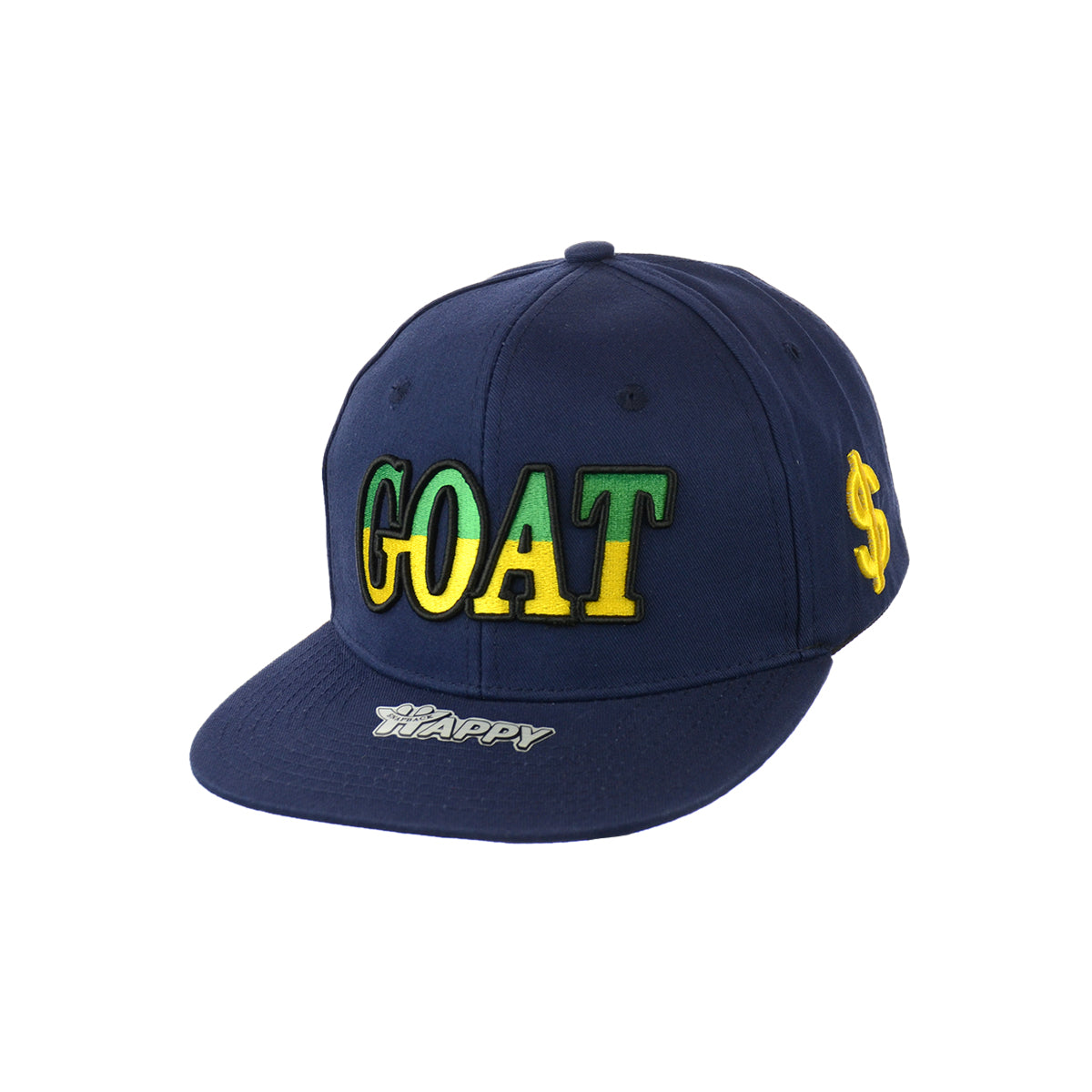 GOAT Embroidered Snapback Hat 100% Cotton
