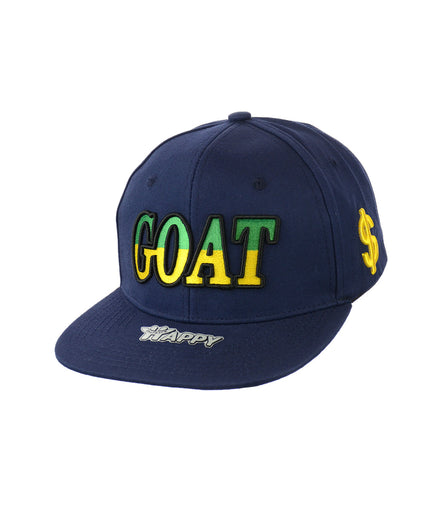 GOAT Embroidered Snapback Hat 100% Cotton