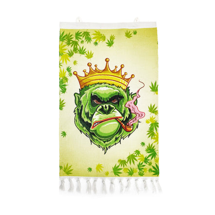 Gorilla Design Handloom Printed Wall Hanging Size 3ft x 2ft