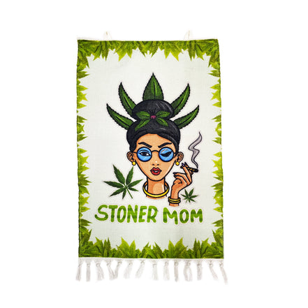 Stoner Mom Design Handloom Printed Wall Hanging Size 3ft x 2ft