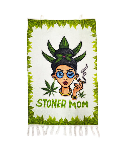 Stoner Mom Design Handloom Printed Wall Hanging Size 3ft x 2ft