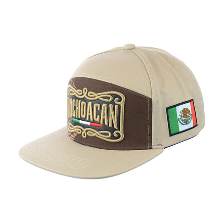 MICHOACAN Embroidered Snapback Hat 100% Cotton