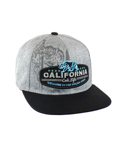 California Hat Embroidered Snapback