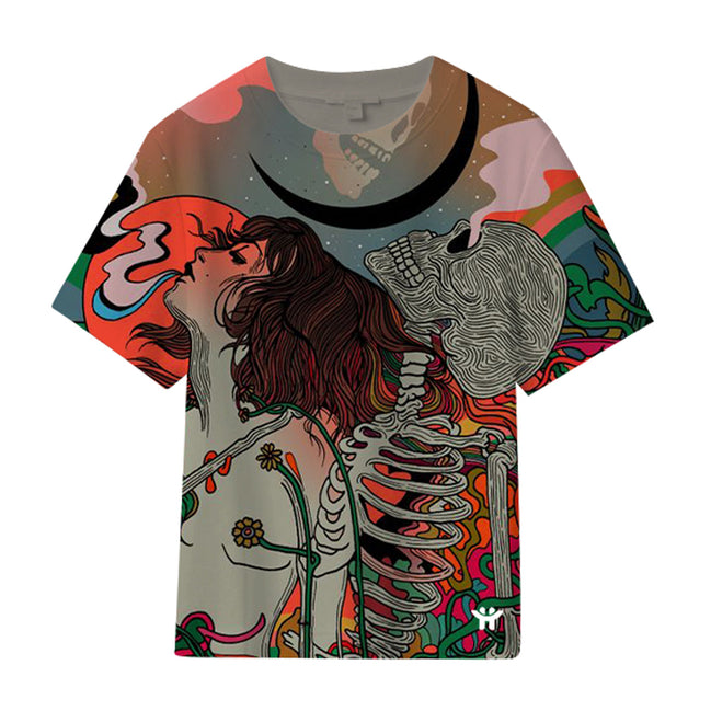 High Life Spirits Design Polyester Short Sleeve T-Shirt - Pack of 6 Units  1S,1M, 1L, 1XL, 2XL, 3XL