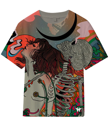 High Life Spirits Design Polyester Short Sleeve T-Shirt - Pack of 6 Units  1S,1M, 1L, 1XL, 2XL, 3XL
