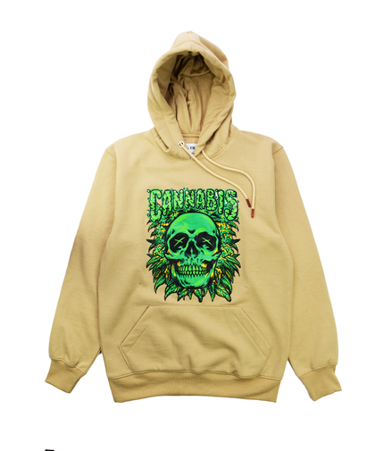 Skull Cannabis Hoodie