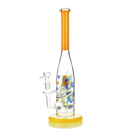 14" Baseball Water Pipe with 14mm Male Bowl