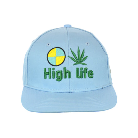 High Life Hat Embroidered Snapback
