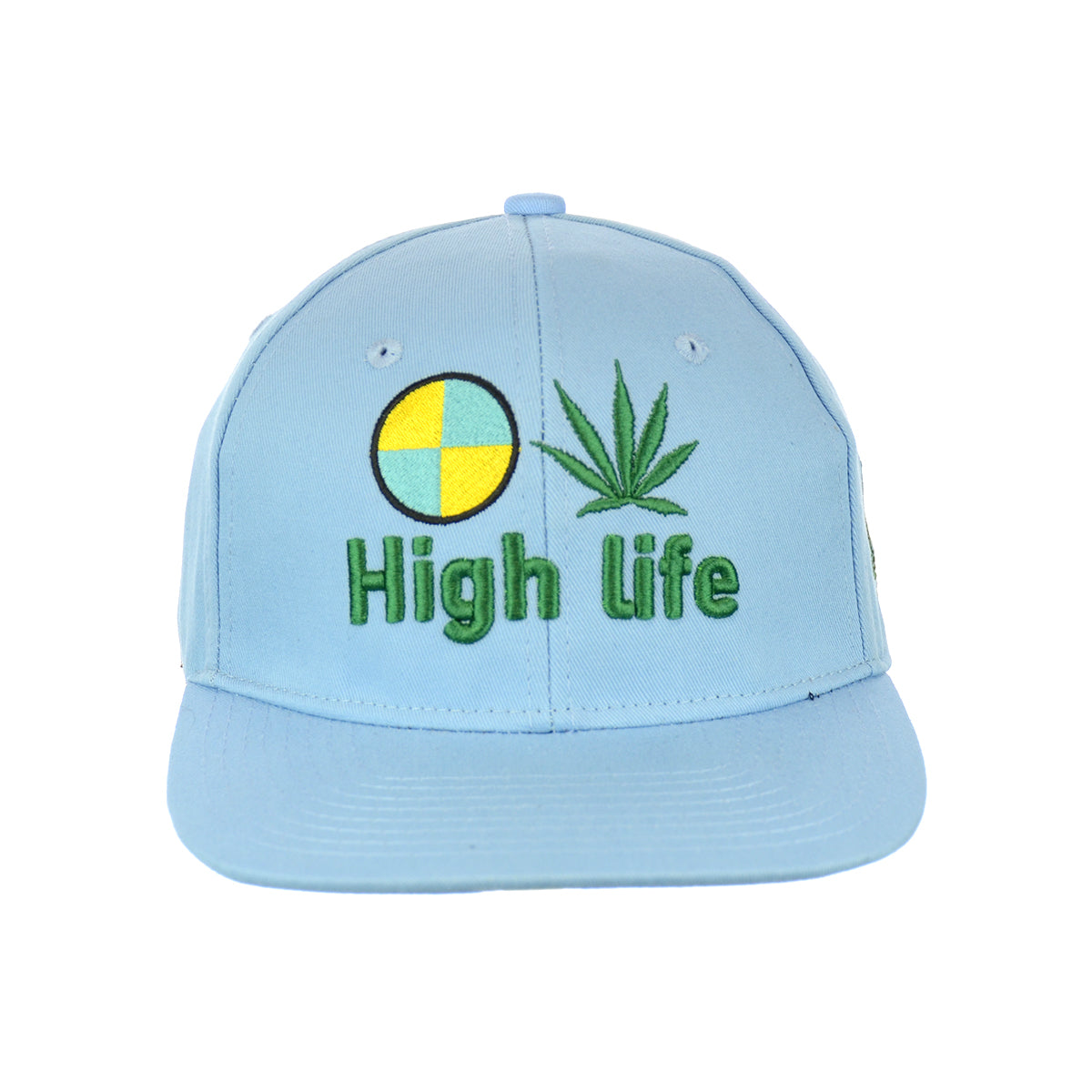 High Life Hat Embroidered Snapback