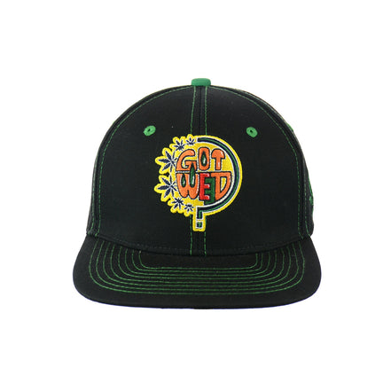 Got Weed? Hat Embroidered Snapback - 100% Cotton
