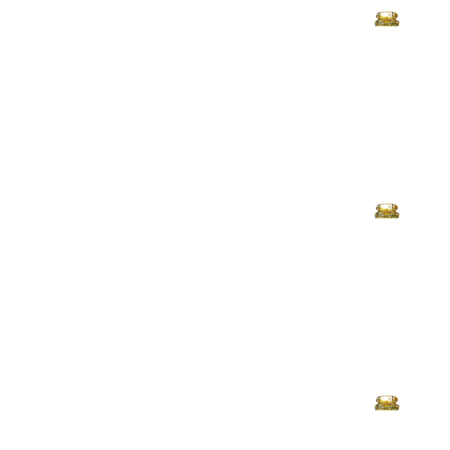 10" Water Pipe Bubble Trap Art with M9 Perc and 14mm Male Bowl - Gold Fume Glass