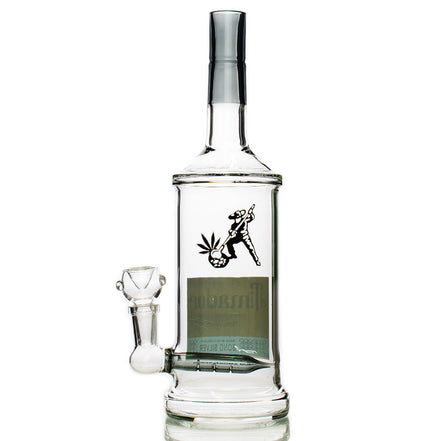 11" El Timador Tequila Bottle 100% High with 14mm Male Bowl and 14mm Male Banger