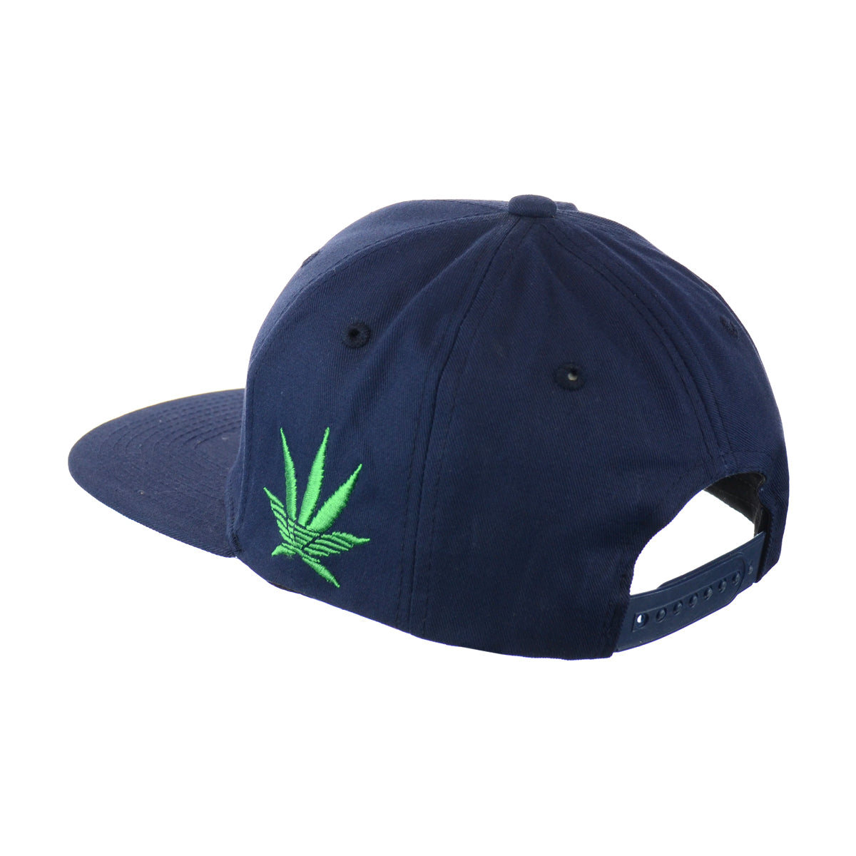 Addicted Leaf Embroidered Snapback Hat 100% Cotton