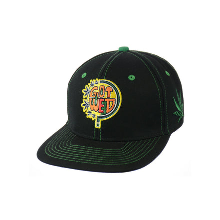 Got Weed? Hat Embroidered Snapback - 100% Cotton