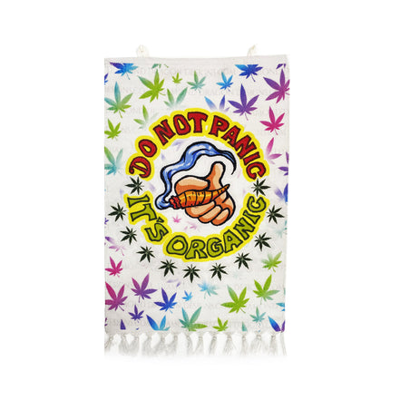 Do Not Panic Handloom Printed Wall Hanging Size 3ft x 2ft