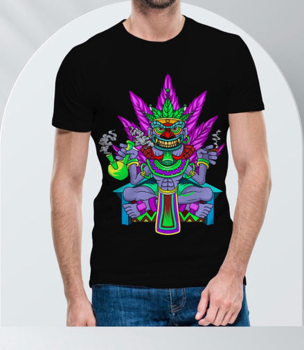 Aztec Art T-Shirt Pack of  5 Units 1-M, 1-L, 1-XL, 1-XXL, 1-XXXL -- 60% Cotton 40% Polyeste