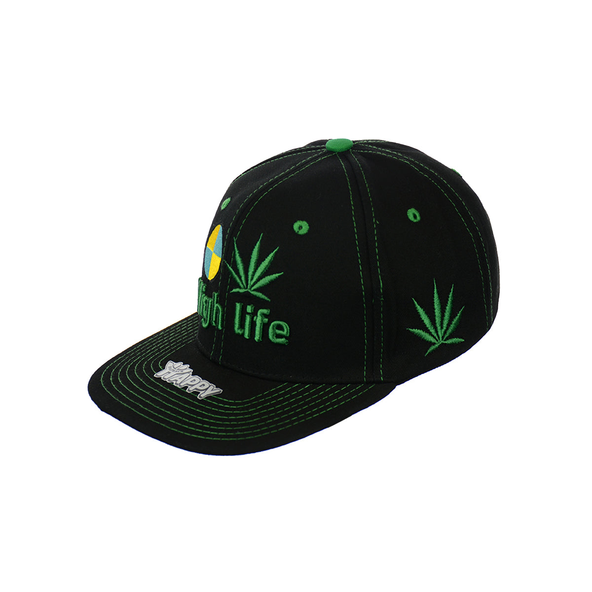 High Life Hat Embroidered Snapback