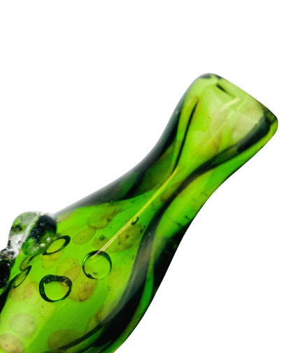 3" Chillum One Hitter Color Tube Glass