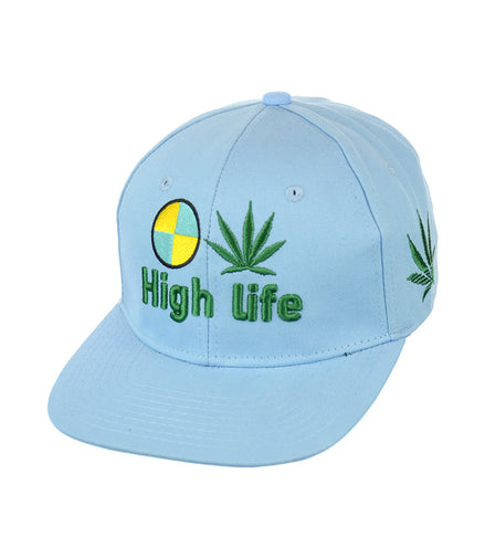 High Life Hat Embroidered Snapback