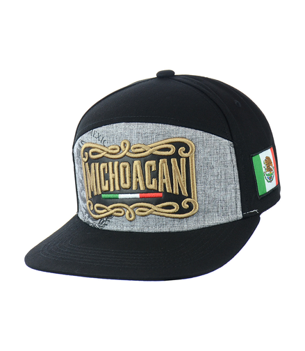 MICHOACAN Embroidered Snapback Hat 100% Cotton