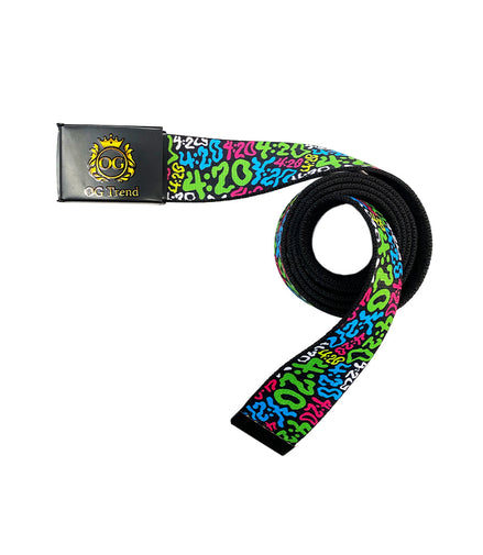 Unisex Belt One Size All - 420 Prints