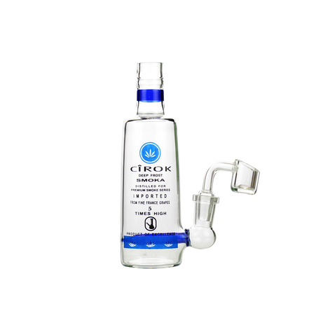 6" Mini Cirok Vodka Bottle with 14mm Male Banger