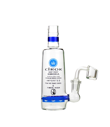 6" Mini Cirok Vodka Bottle with 14mm Male Banger