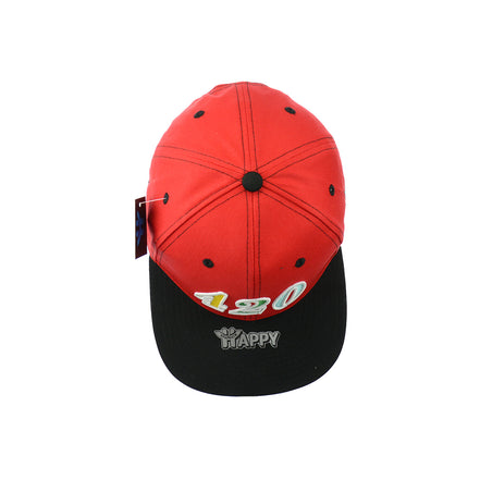 420 Leaf Embroidered Snapback Hat 100% Cotton