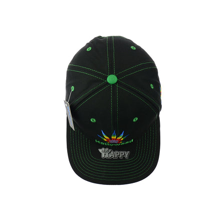Hollyweed Leaf Embroidered Snapback Hat 100% Cotton