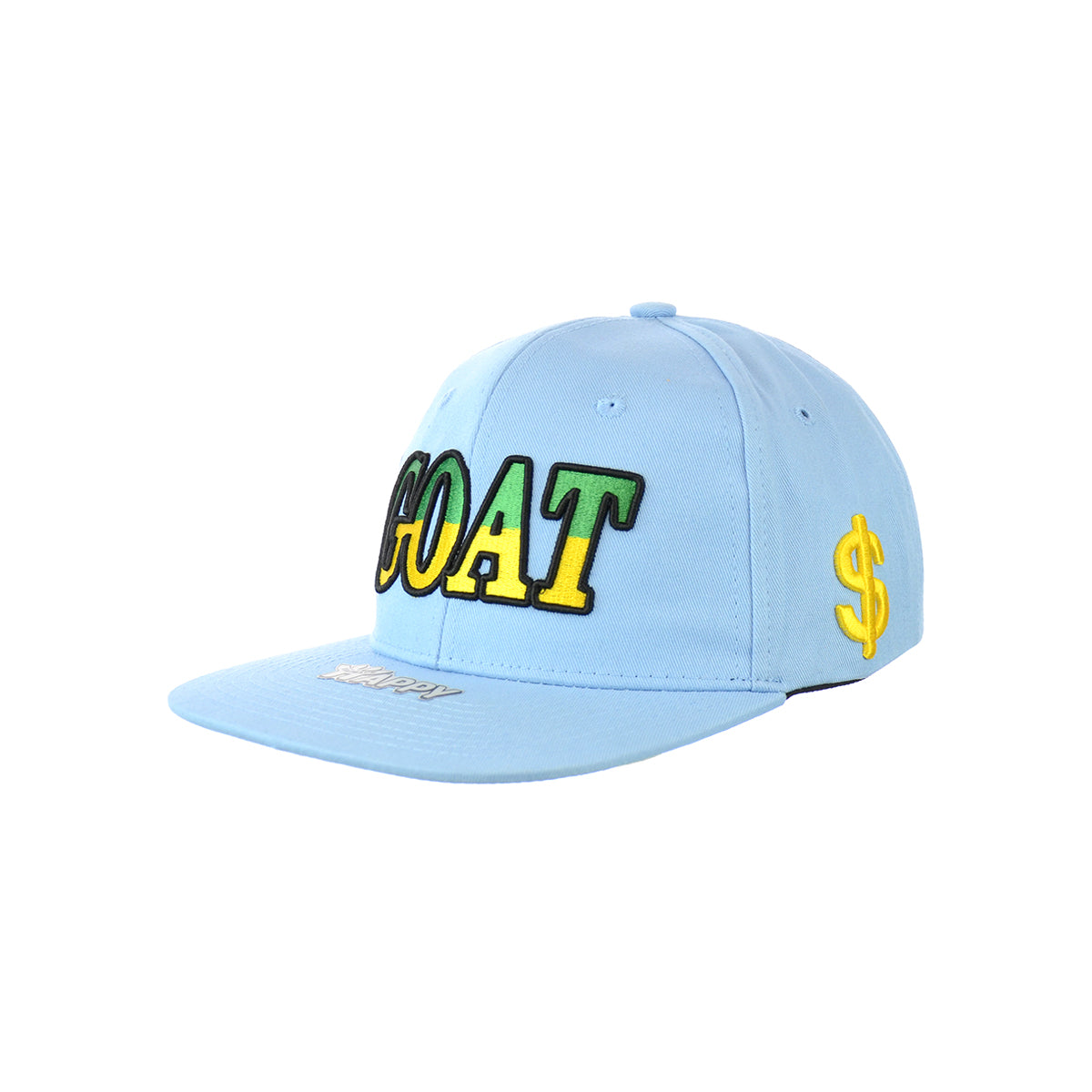 GOAT Embroidered Snapback Hat 100% Cotton