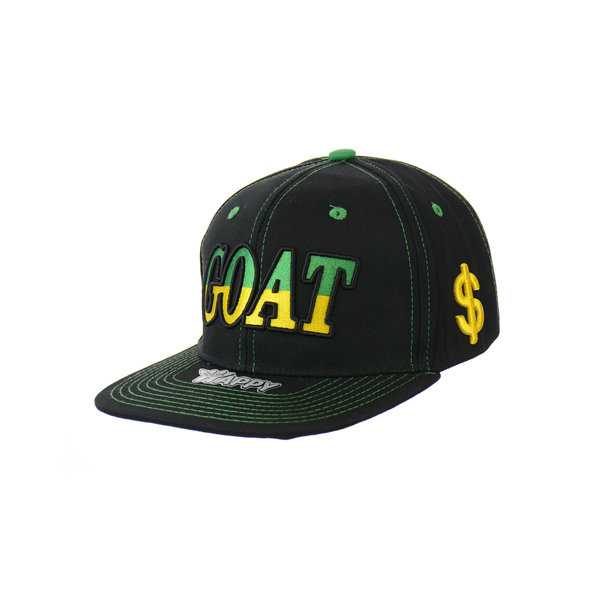 GOAT Embroidered Snapback Hat 100% Cotton