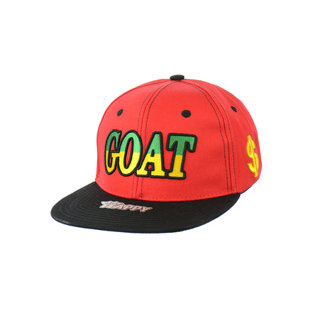 GOAT Embroidered Snapback Hat 100% Cotton
