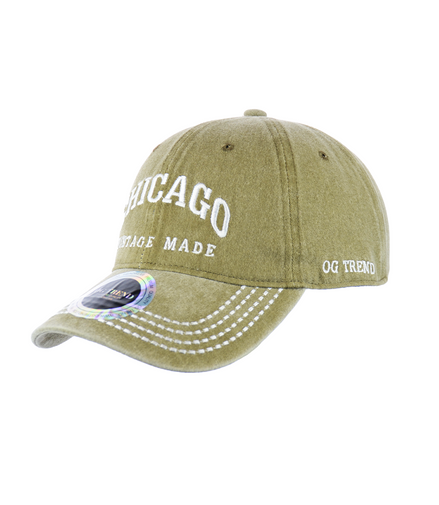 CHICAGO Original Cotton Buckle Dad Hat