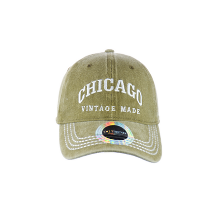 CHICAGO Original Cotton Buckle Dad Hat