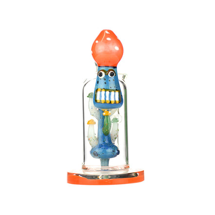 8" Mushroom Land Water Pipe with 14mm Male Bowl