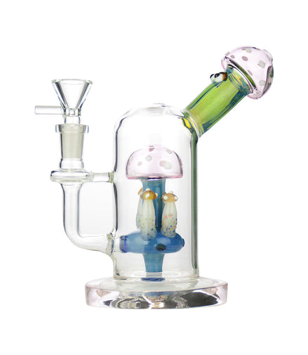 8" Mushroom Shower Head Water Pipe with 14mm Male Bowl