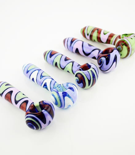 4" Wig Wag Hand Pipe Spoon