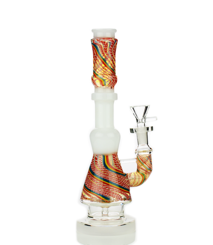 11" Twisting Inside Conical Base Water Pipe with 14mm Male Bowl