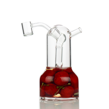 5" Cherry Jelly Water Pipe Rig with 45° Flat Banger