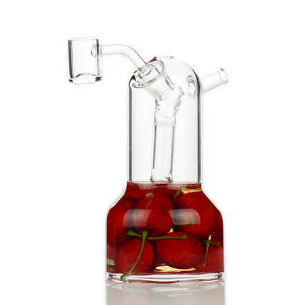 5" Cherry Jelly Water Pipe Rig with 45° Flat Banger