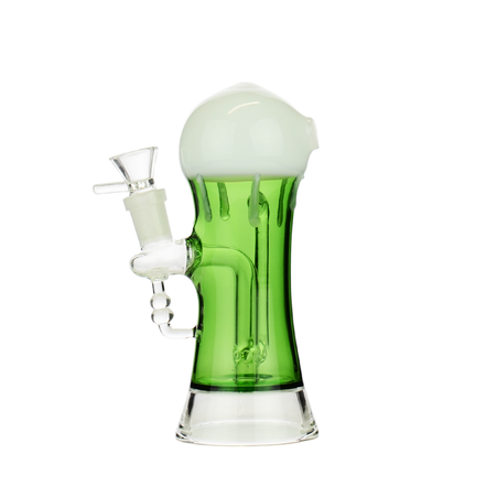 6.5" Beer Mug Water Pipe Bong with 14mm Male Bowl