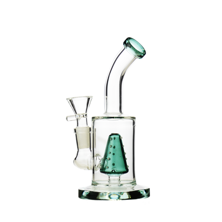 6" Water Pipe with Cone Shower and 14mm Male Bowl