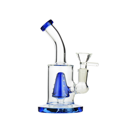 6" Water Pipe with Cone Shower and 14mm Male Bowl