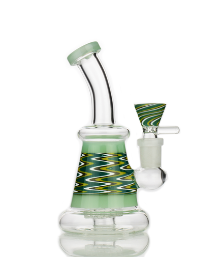 6" Wigwag Designs Water Pipe with 14mm Male Bowl