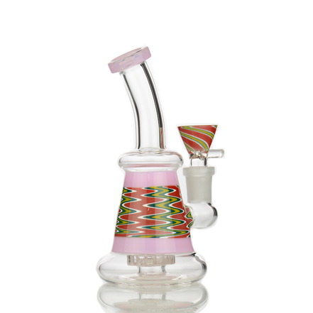 6" Wigwag Designs Water Pipe with 14mm Male Bowl