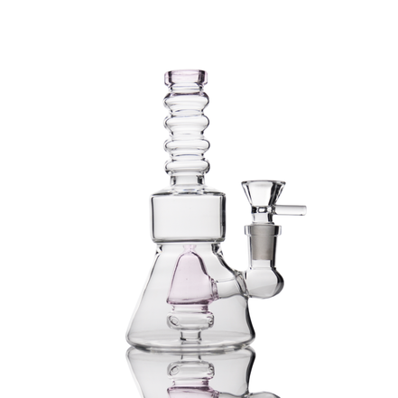 6" Water Pipe with Cone Shower and 14mm Male Bowl