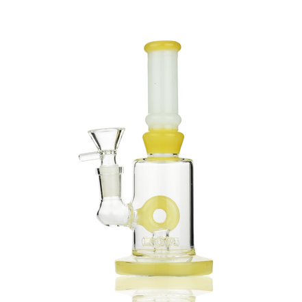 6" Water Pipe with Donut Shower and 14mm Male Bowl